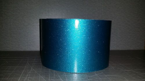 3.375&#034; X 50yd ULTRA METALLIC TEAL cast vinyl roll