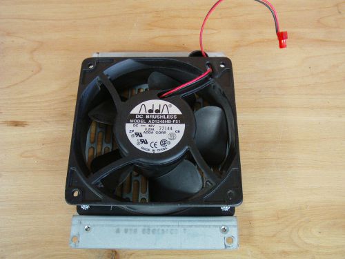 Adda 48vdc box fan 12cm/4.75in with mounting plate/cover for sale