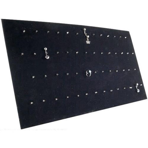 54 Clip Black Velvet Body Jewelry Display