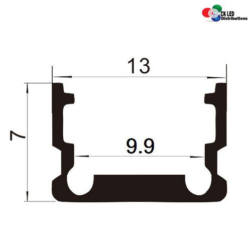 1307 5x2m aluminium profile channel extrusion led light 5050 5630 3528 for sale