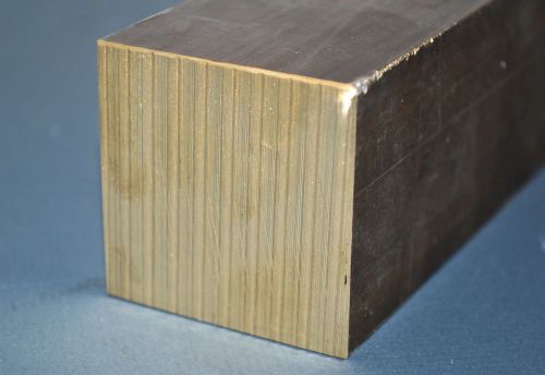 HUGE 2&#034; X2&#034; x 10&#034; Square Brass Bar 4 Live Steam Knifemakers Myford Lathe WL7.2.7