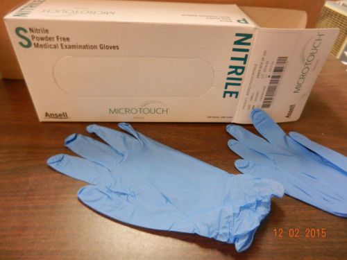 Ansell 6034301 microtouch nitrile exam glove  powder free sz small - 200 pcs for sale