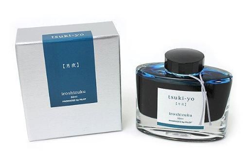 Pilot Iroshizuku Fountain Pen Ink - 50 ml Bottle - Tsuki-Yo, Moonlight, Teal