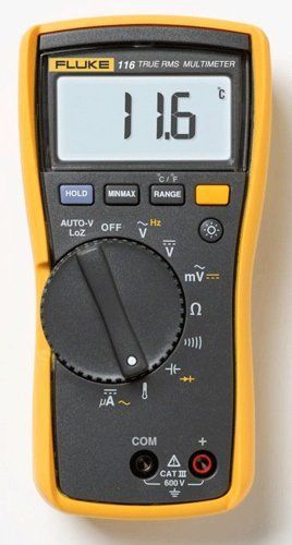 Fluke 116 HVAC Multimeter with Temperature and Microamps