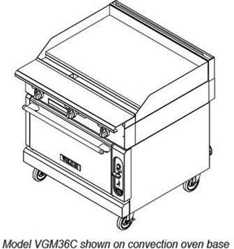 Vulcan VGM36 V Series Heavy Duty Range gas 36&#034; modular griddle