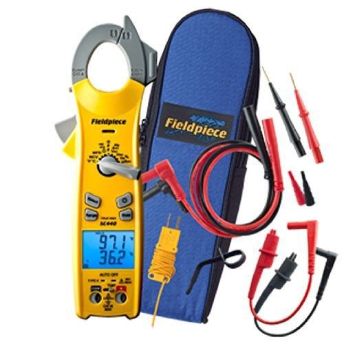 Fieldpiece SC440 True RMS Clamp Meter with Temperature, Inrush Current,