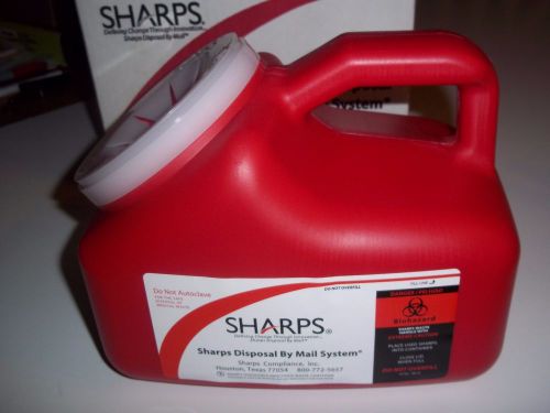SHARPS COMPLIANCE Sharps Disposal by Mail System,2.500 # MDS705000