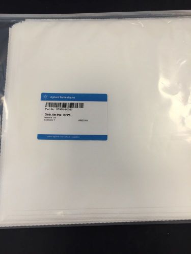 Agilent Lint Free Cloth 15 Pack Brand New 05980-60051