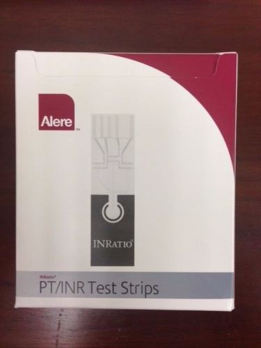 1 Box of 48 Each ALERE INRatio PT/INR Test Strips #25278 NEW/SEALED IN DATE
