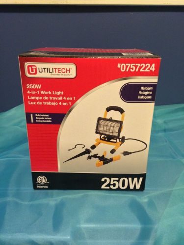 Utilitech #0757224 250W 4-in-1 Worklight, NEW/Unopened Box