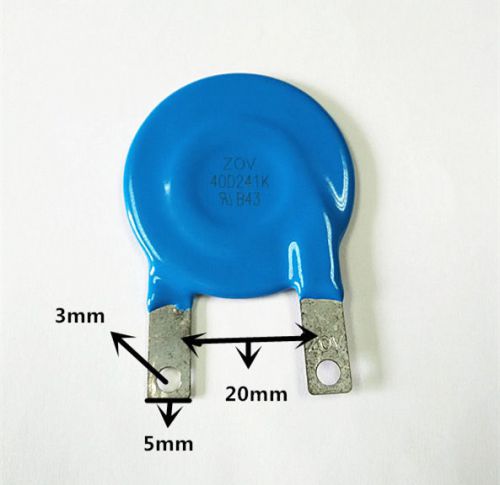 NEW! Varistor metal-oxide 40D241K 240V ±10% ZOV brand Good Quility!