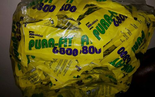 Earplugs 110 Pairs Moldex Pura Fit Foam Uncorded PVC Free NRR33 Moldex 6800