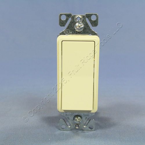 Cooper Almond RESIDENTIAL Decorator Rocker Wall Light Switch 3-Way 15A 7503A