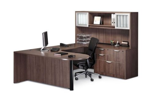 PRF04-Classic Bullet Desk Executive Workstation