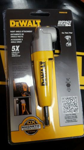 Dewalt dwara100 right angle attachment original new for sale