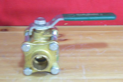 Contromatics,NEW 1&#034;  SS Ball Valve  Model  B-6801,600 PS1 ,No Thread