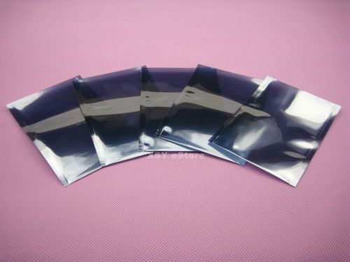 100 silver gray anti static shielding bags 2.2&#034; x 4.7&#034;_55 x 120mm for sale