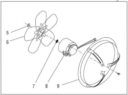 Bunn Ultra 2 Condenser Fan Assembly Part No. 29084.0000