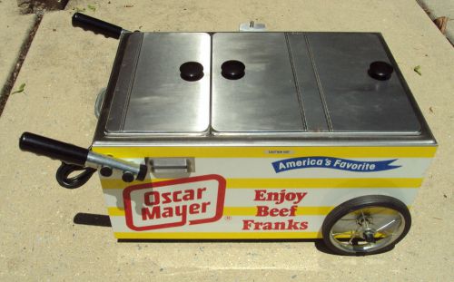 OSCAR MAYER WIENER HOT DOG STEAMER WARMER TABLETOP CART VENDOR EAGLE GROUP