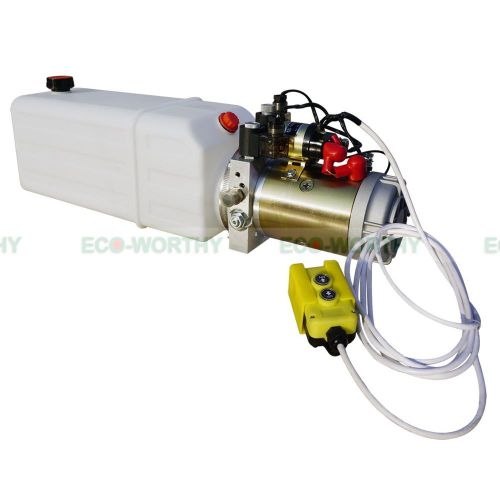 8 quart 12vdc double acting hydraulic pump power unit,dump trailer,lift for sale