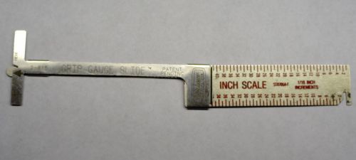 Hi-Shear Grip Gauge Slide Rule Vintage ST8706A-F