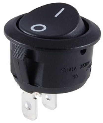 NTE 54-504 On-Off-On Round Hole Rocker 10A, SPDT 20.2mm Mount Switch