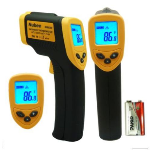 Nubee Temperature Gun Non-contact Infrared Thermometer, Yellow/Black