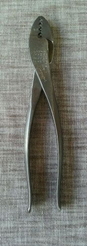 Vintage Thomas &amp; Betts Co. Sta-Kon Lug Crimper Pliers Tool