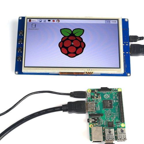 9&#034; USB resistive Touch Screen LCD Display HDMI 800x480 For Raspberry Pi B+ B Pi2