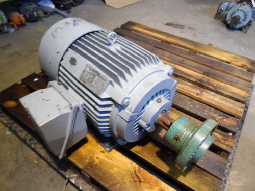 Siemens 20hp premium motor fr: 286t 460v 1175rpm 3ph # 81955 used for sale