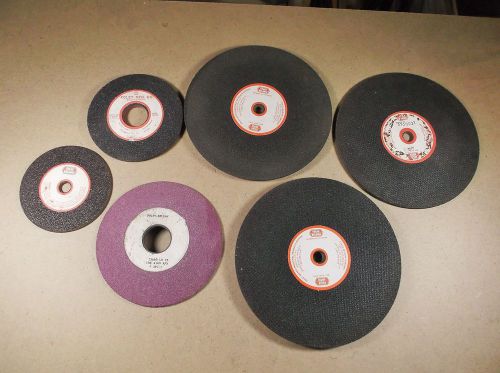 Lot of 6 Foley Belsaw Grinding Wheels Sharpening