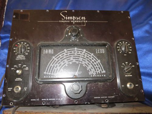 SIMPSON 415 SIGNAL GENERATOR