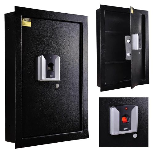 New biometric fingerprint safe home security safes gun cash home in wall safe for sale