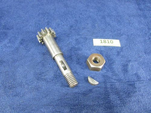 Atlas TV48 10&#034; Metal Lathe Handwheel Shaft &amp; Gear  (#1810)