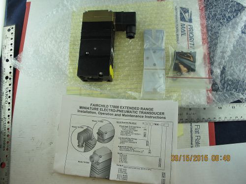 FAIRCHILD T7800 MINIATURE ELECTRO PNEUMATIC TRANSDUCER TD7800-404 / 4-20mA Input