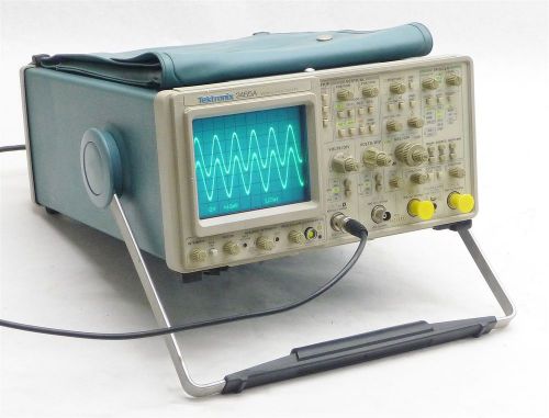 Tektronix 2465A 350MHz 4 Channel Analog Oscilloscope Freq 48-440Hz Opt 11 22