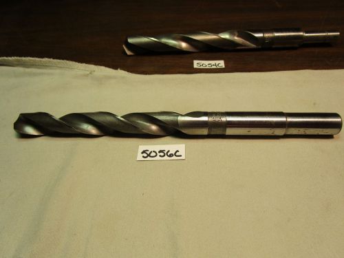 (#5056C) Resharpened USA Made 45/64 Straight Shank Style Drill