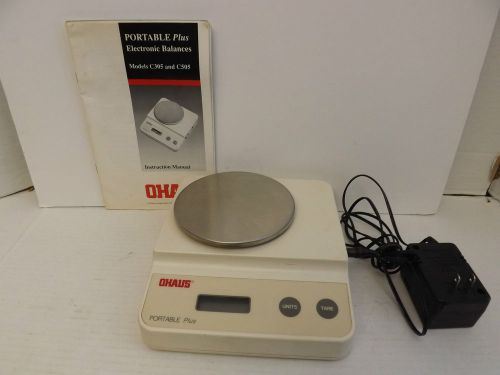 1992 OHAUS PORTABLE PLUS - DIGITAL SCALE MODELS C305-C505