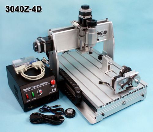 230w 4 axis ball screw cnc router engraving milling drilling cutting machine for sale