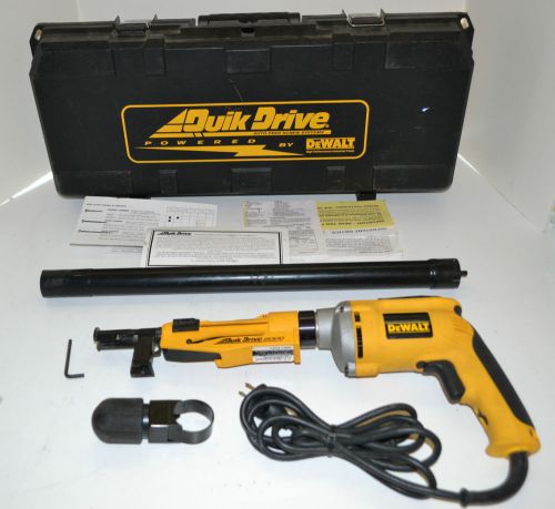 DEWALT DW275QD W/QUICK DRIVE 2000 QD2000 AUTO FEED SCREW DRIVING IN CASE