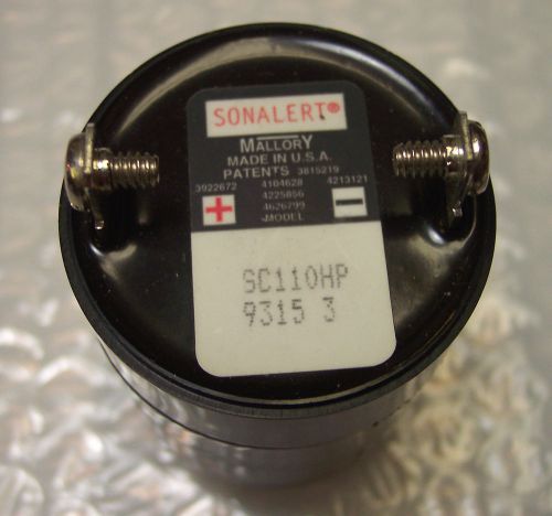 NEW--MALLORY  SC110HP SONALERT ELECTRONIC SIGNAL  30--120 VAC/VDC, 4500 HZ