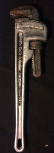 Rigid 818 HD 18&#034; Heavy Duty Aluminum Pipe Wrench Straight Rigid