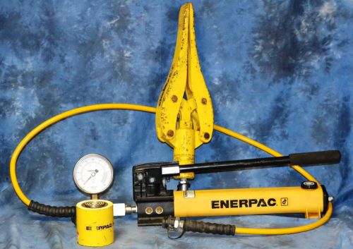 ENERPAC HYDRAULIC HAND PUMP P392 10000 PSI GF-10P RCS201 WR15 JACK BUNDLE