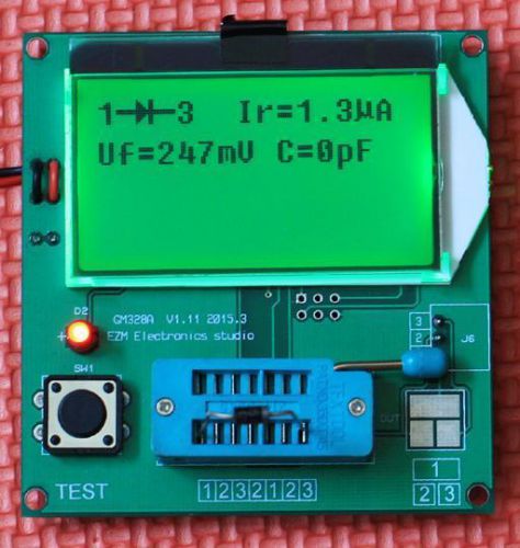 12864 lcd transistor tester capacitance esr meter gm328a square wave generator for sale