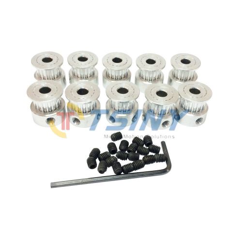 10pcs T2.5 Timing Pulley 16 Teeth Bore 5mm Aluminum Alloy for 3D Printer Parts