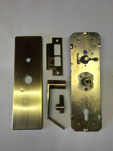 Onity Tesa HT 24 HT 28 Magstripe Locks Electronic Locks Back Plate Brushed Brass