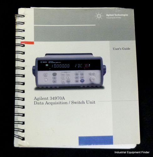 Agilent 34970A Data Acquisition / Switch Unit User&#039;s Guide 34970-90002