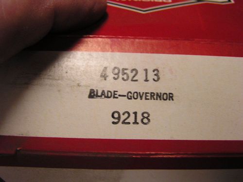 Briggs &amp; stratton governor blade #495213 60100  80200  90100 series engines for sale