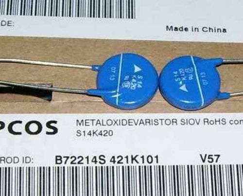 10pcs EPCOS B72214S421K S14K420 Varistor Diameter 1.4mm