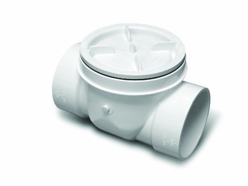 Canplas (CANPE) Canplas  223284W PVC Backwater Valve, 4-Inch